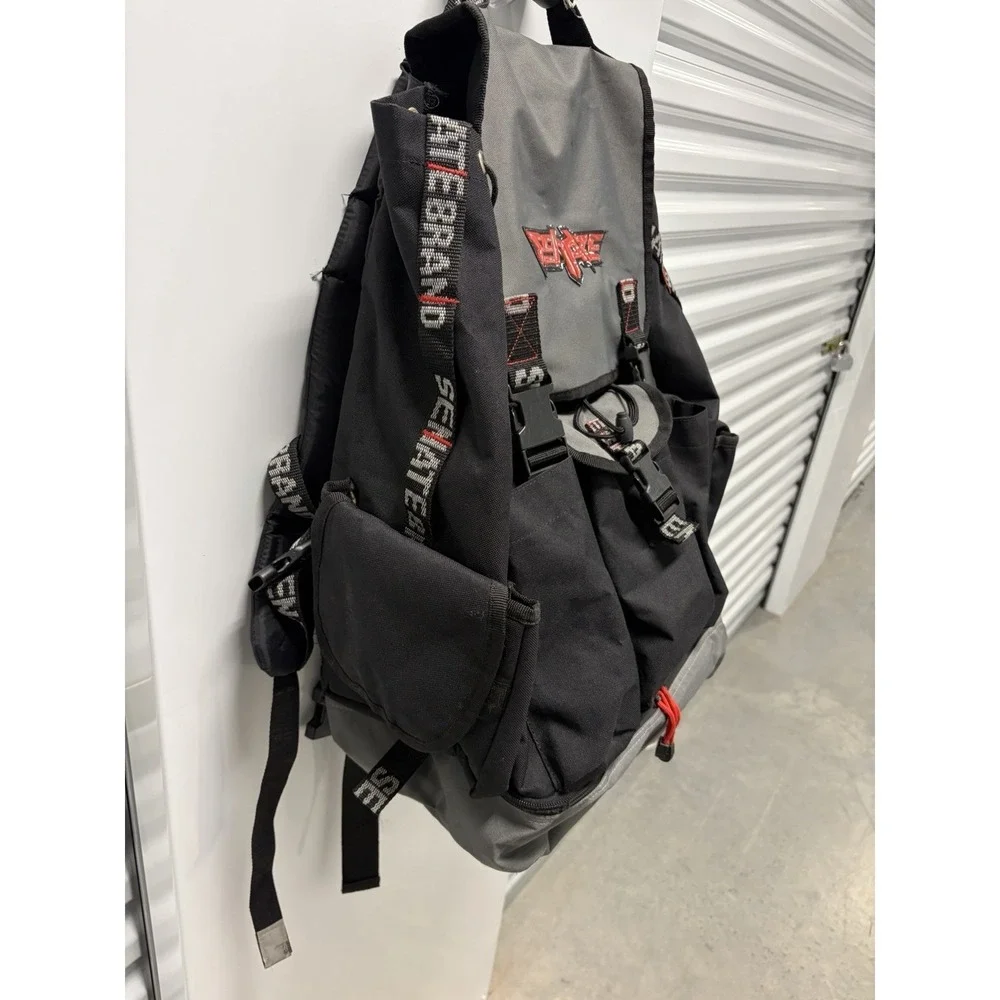 Senate Skate Brand Backpack Rollerblade Rare Vintage Cargo‎ AVENGER SS-105 Black